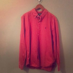 Red Ralph Lauren button down